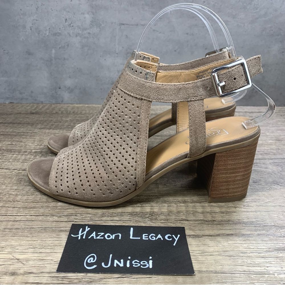 Franco Sarto~Women’s~”Harlet 2”~Tan Suede Leather Slingback~Size 7M
